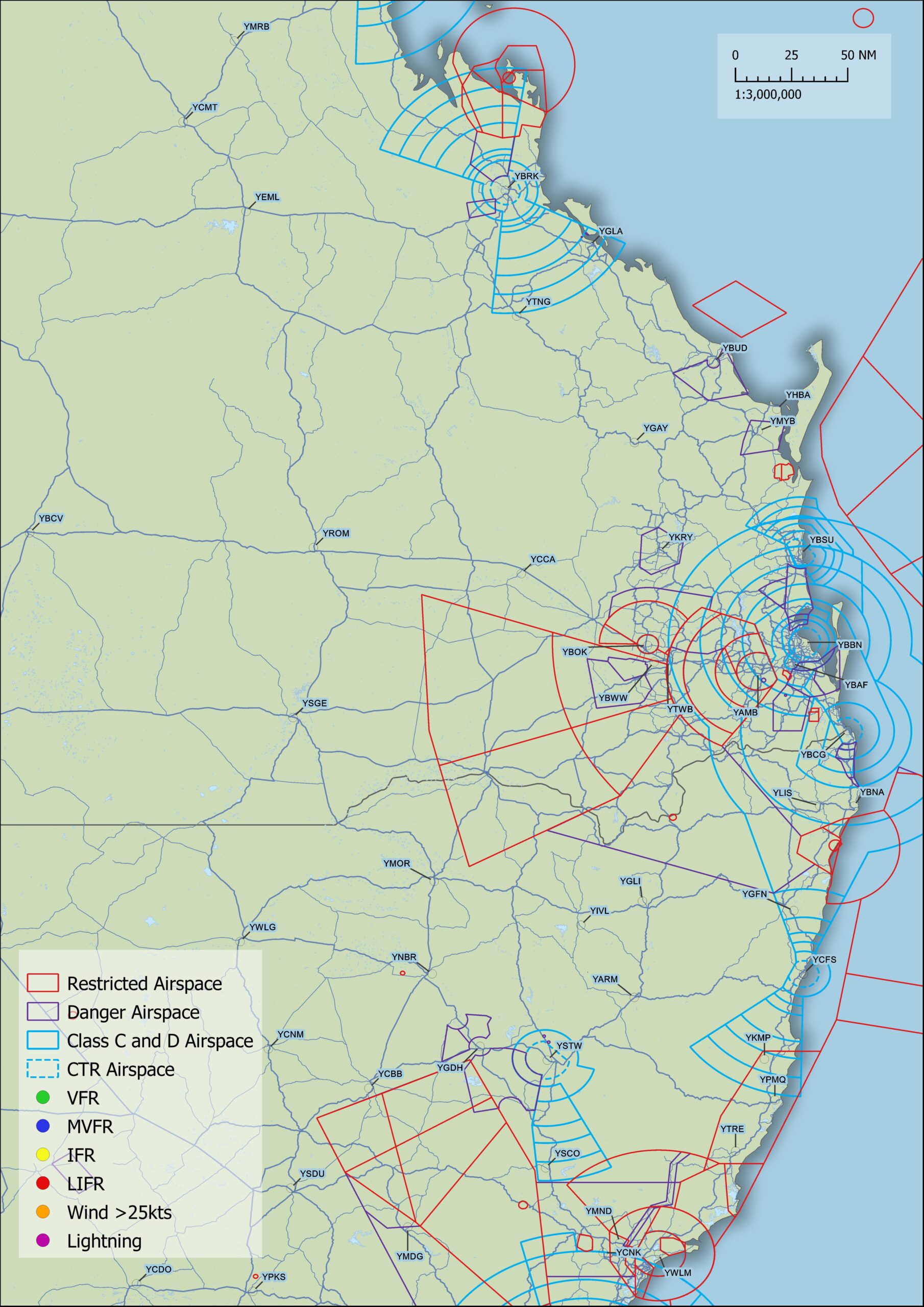 Mini Brisbane METAR Map - Image 6